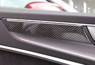 Audi A6L 내부에 의하여 변경되는 탄소 섬유 장식적인 스티커 UV 광택 있는